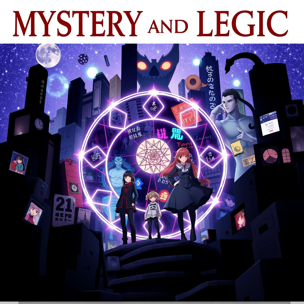 Mystery and logic anime collection poster
